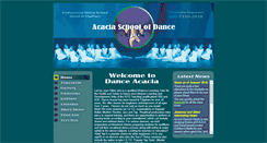 Desktop Screenshot of danceacacia.com