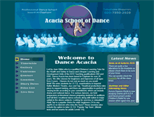 Tablet Screenshot of danceacacia.com